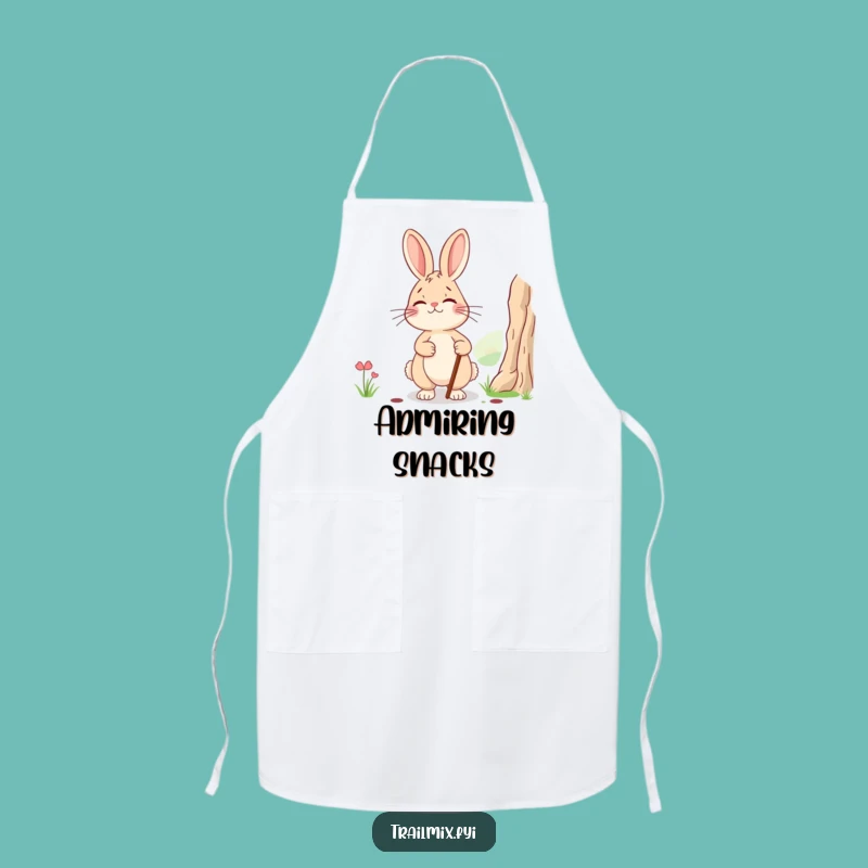 Funny Rabbit Chef Apron: Cooking with Whimsical Humor, Great Gift for Foodies