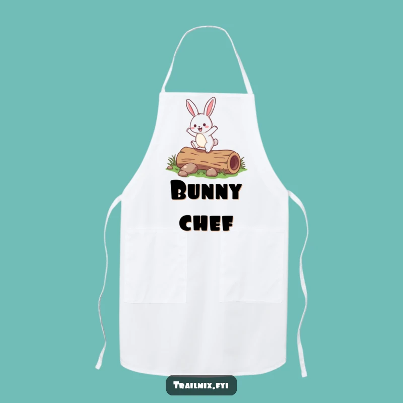 Funny Rabbit Hopping Apron: A Hilarious Assistant for the Kitchen