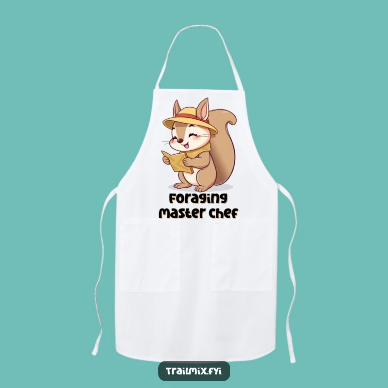 Funny Squirrel Scout Apron - Cook with Curiosity and Cheerful Woodland Charm