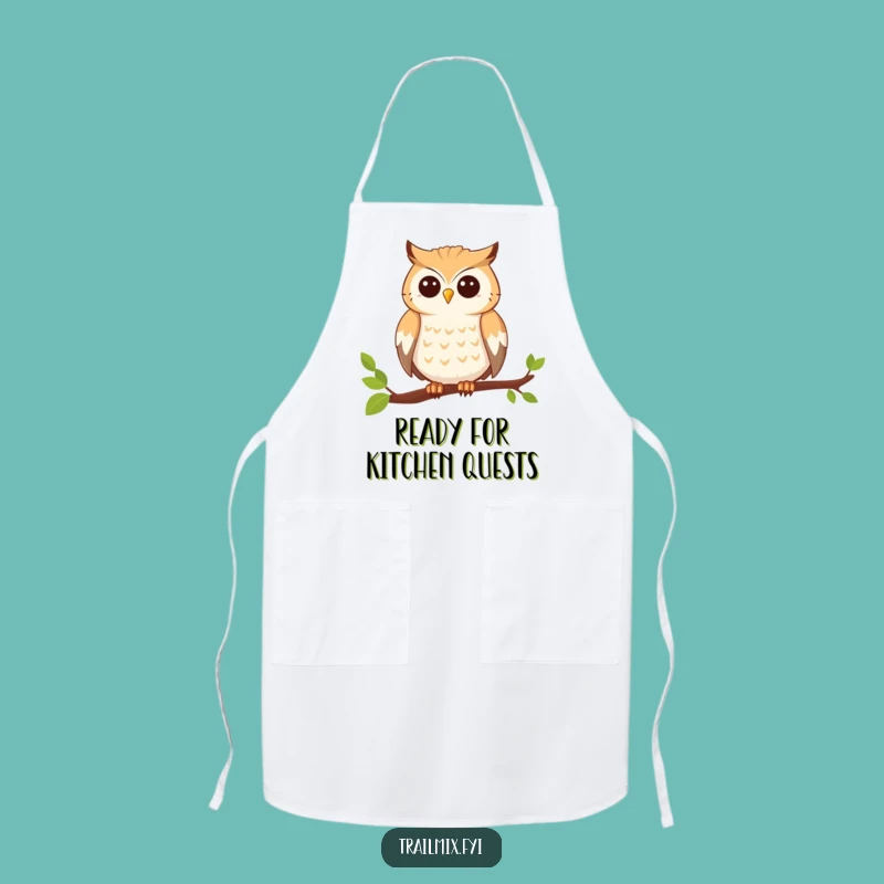 Funny Adventure Owl Apron, Kitchen Exploration Fun, Practical Funny Gift