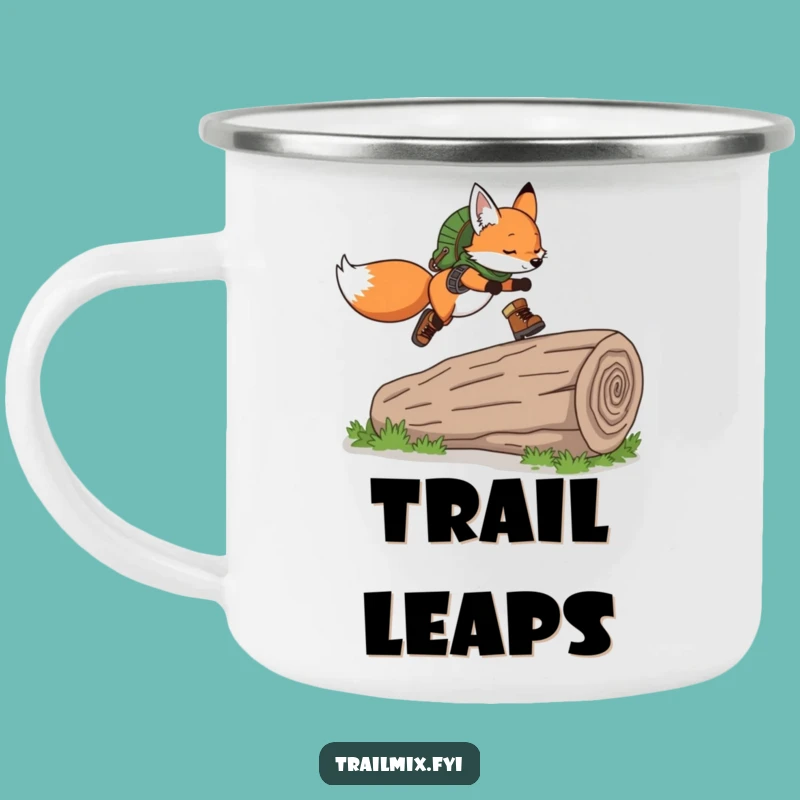 Funny Fox Hiking Boots Camping Mug: Trail Fuel for Smiles, Ultimate Funny Gift