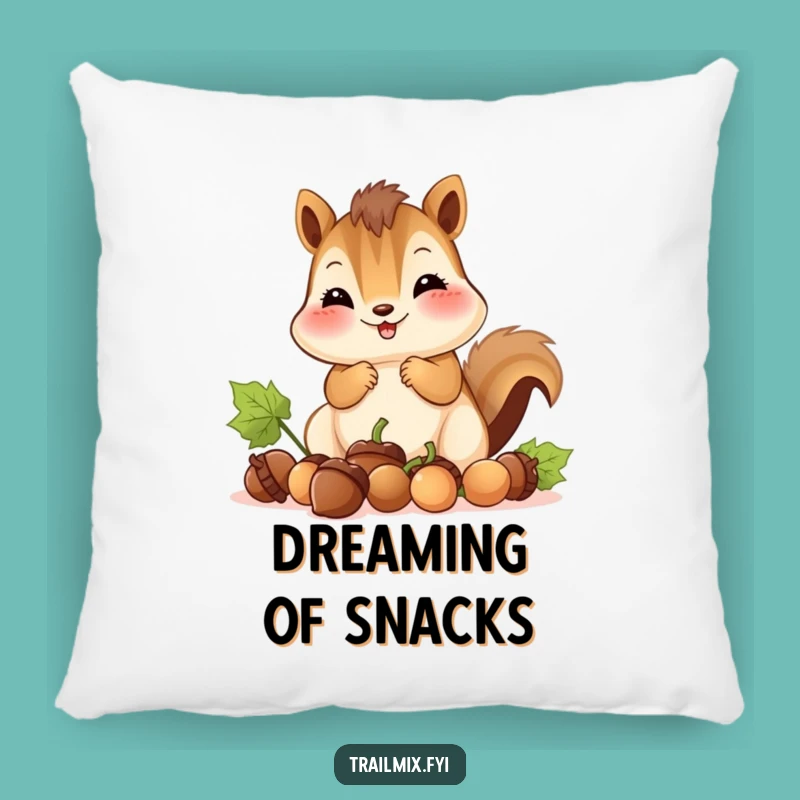 Funny Smiling Chipmunk Pillow: Cozy Comfort & Adorable Decor