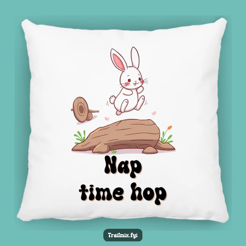 Funny Bunny Rabbit Pillow: Cozy Playful Comfort Gift
