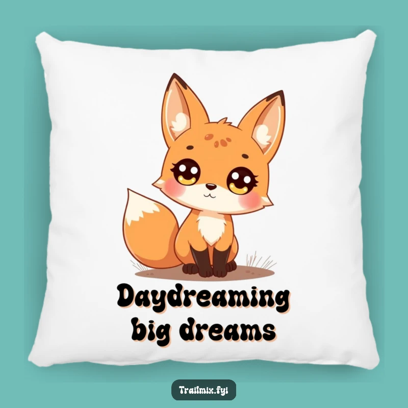 Funny Curious Fox Pillow: Eye-Catching Comfort, Adorable Funny Gift