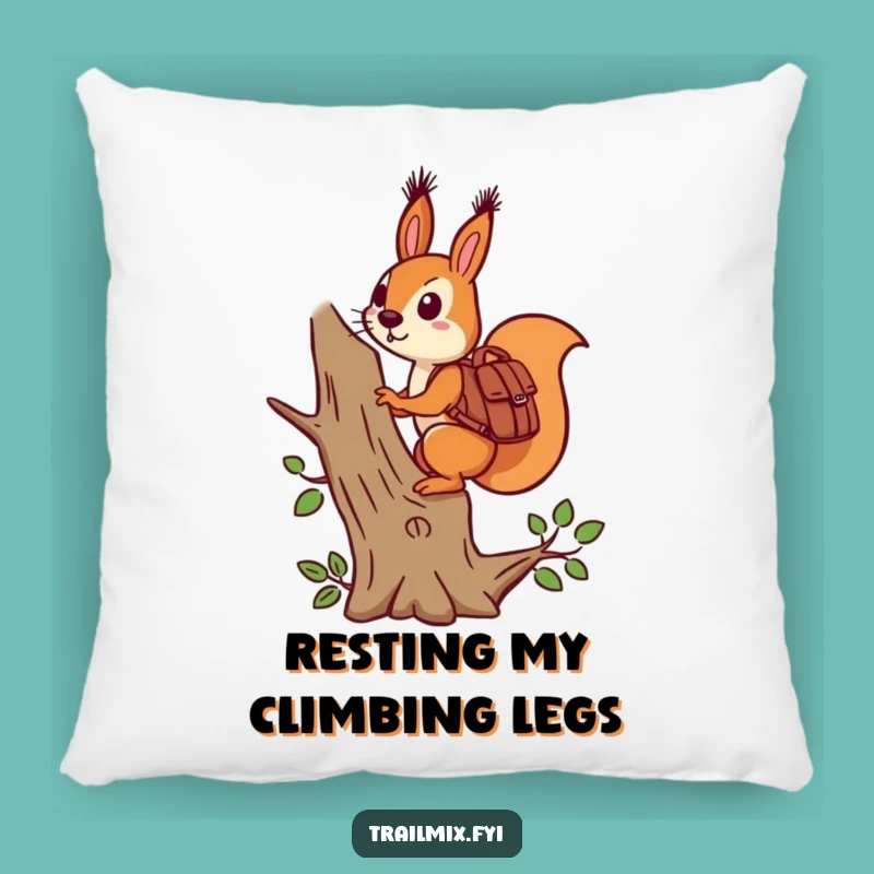 Funny Squirrel Backpack Pillow - Comfy & Hilarious Accent for Adventurers