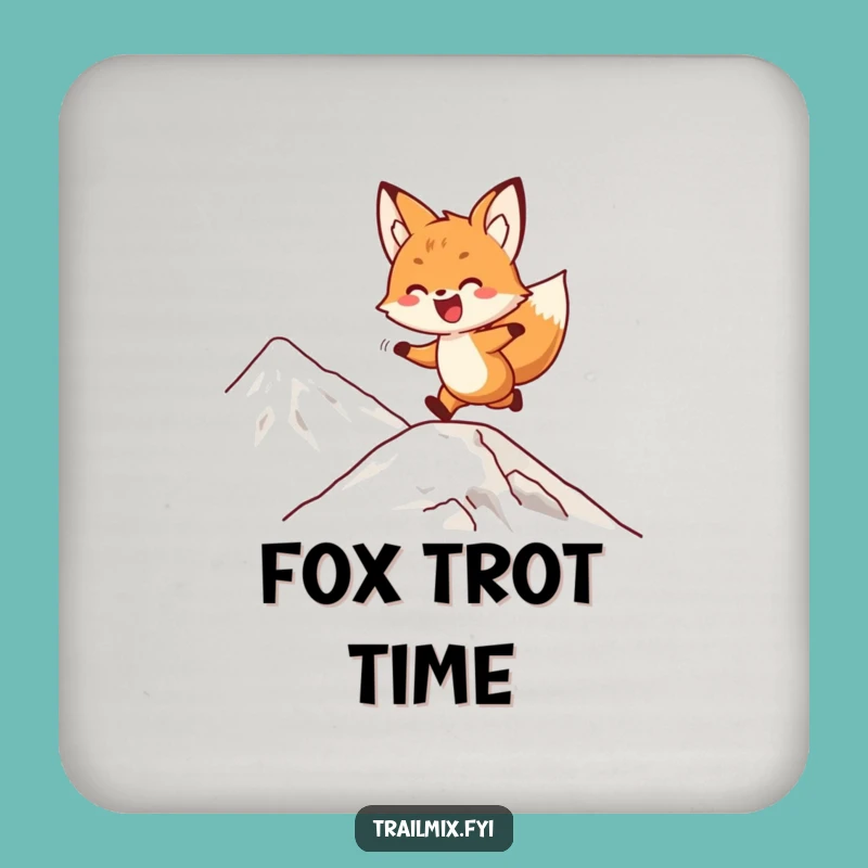 Funny Fox Slope Coaster: Delighted Bounding Protector Gift