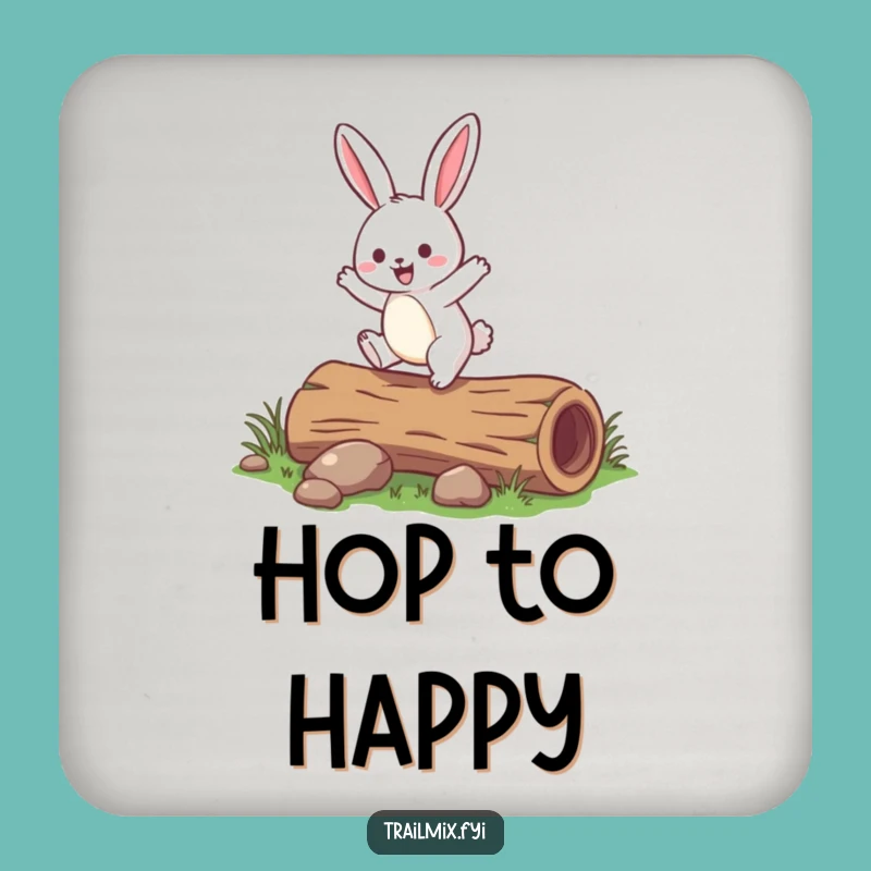 Funny Rabbit Hopping Drink Coaster: A Hilarious Protector of Surfaces