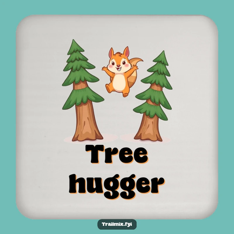 Funny Squirrel Leaping Drink Coaster: A Hilarious Protector of Surfaces