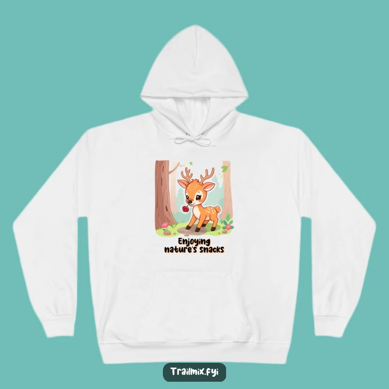 Funny Playful Deer Hoodie: Cozy Forest Moments, The Perfect Funny Gift for Nature Enthusiasts