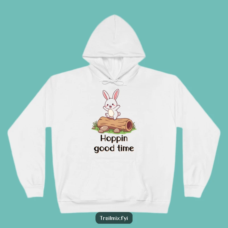 Funny Rabbit Hopping Hoodie: Cozy and Hilarious Woodland Companion