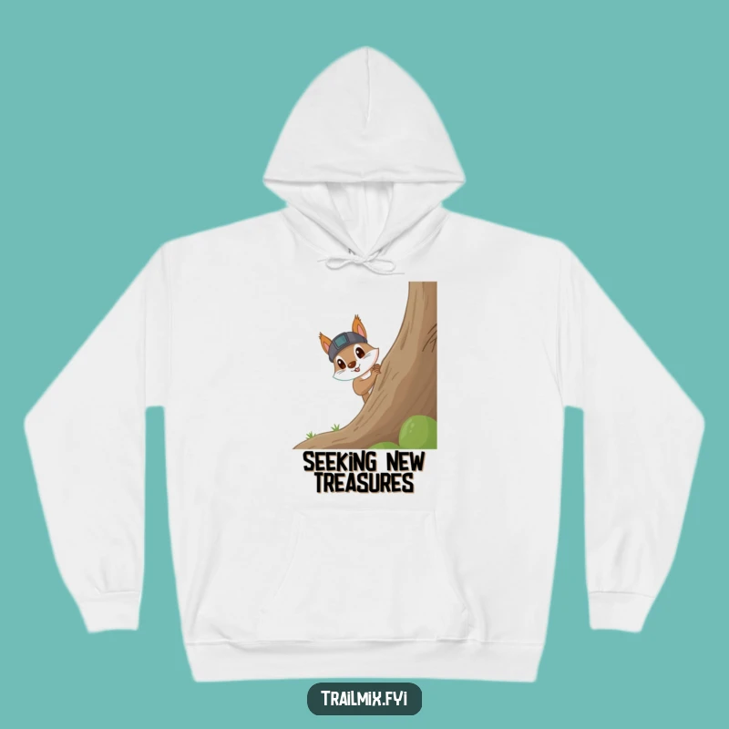 Cozy Funny Squirrel Headlamp Hoodie: Warmth for Explorers, Great Funny Gift