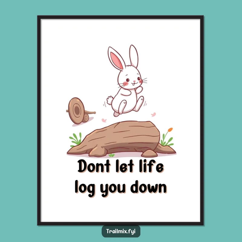 Free Printable Bunny Art - Playful leap, charming downloadable wall decor!