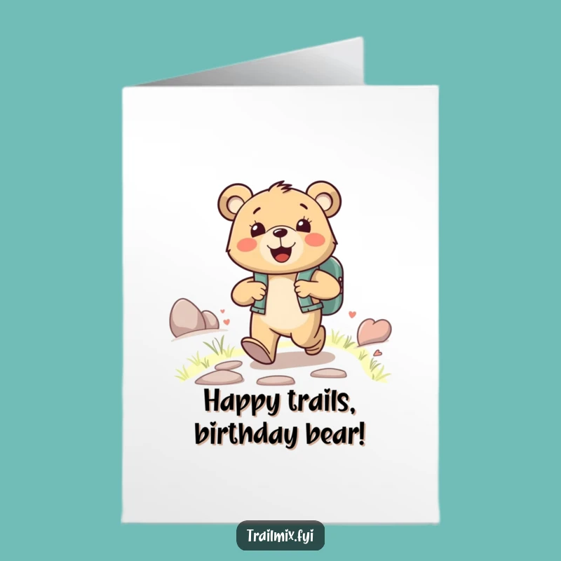 Happy Bear Birthday Card: Free Printable Adventure for a Hilarious Downloadable Gift!