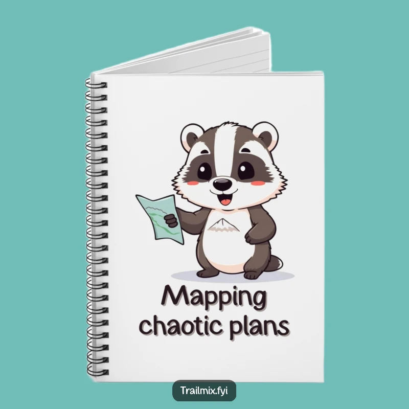 Funny Badger's Quest Notebook: Plan Adventures with Comedic Flair, Ideal Funny Gift