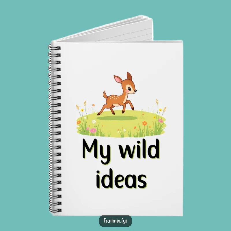 Funny Deer Notebook: Playful Bounding Ideas, Perfect Funny Gift!