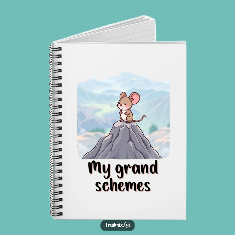 Funny Mouse Mountain Notebook: Journal for Big Ideas, Tiny Explorer's Vista Diary