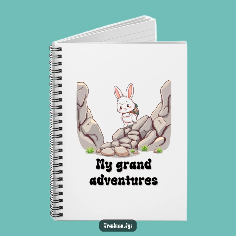 Funny Rabbit Adventurer Notebook - Journaling with a Fluffy Hero