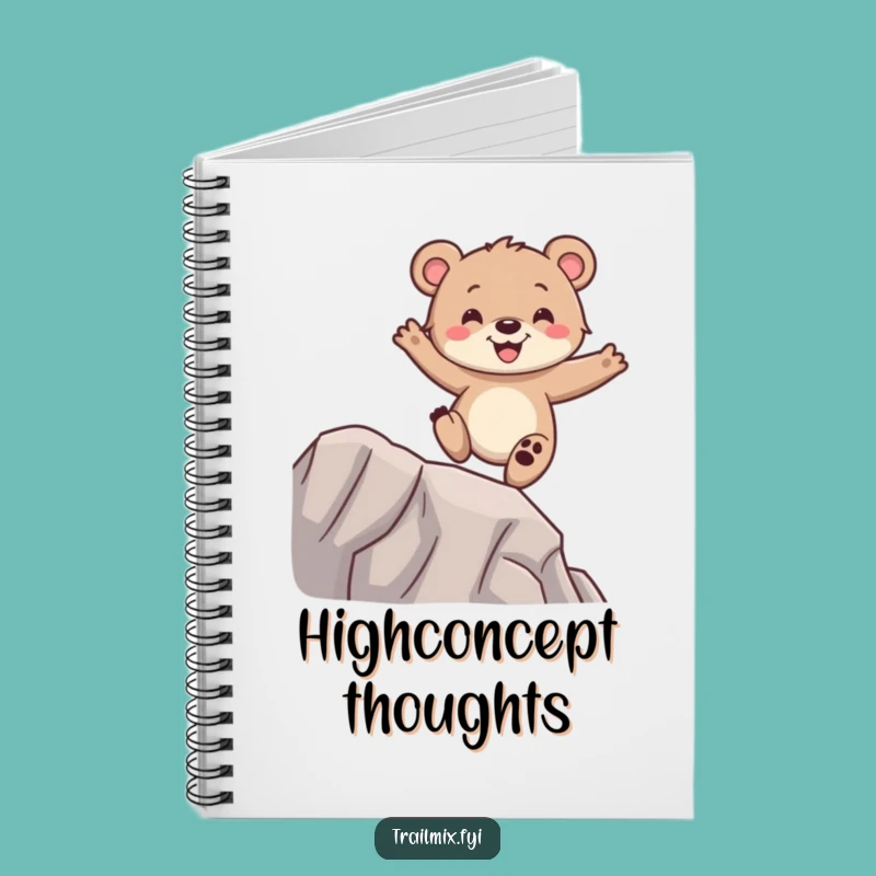 Funny Bear Cub Notebook - Jot Down Your Happy Moments