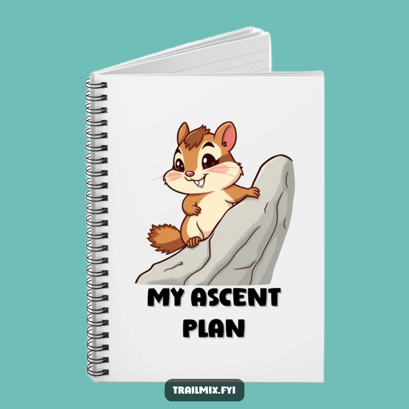 Funny Determined Chipmunk Notebook, Adventure Journal and a Perfect Funny Gift