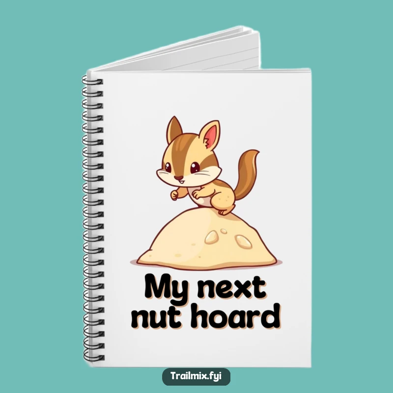 Funny Chipmunk Notebook: Hilarious Determined Character Journal for Ideas