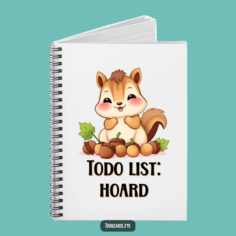 Funny Smiling Chipmunk Notebook: Jot Down Ideas with Woodland Charm