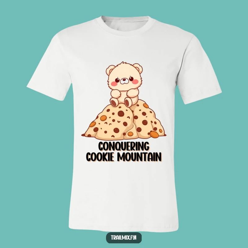Funny Bear's Cookie Climb T-Shirt - Joyful & Hilarious Apparel Gift