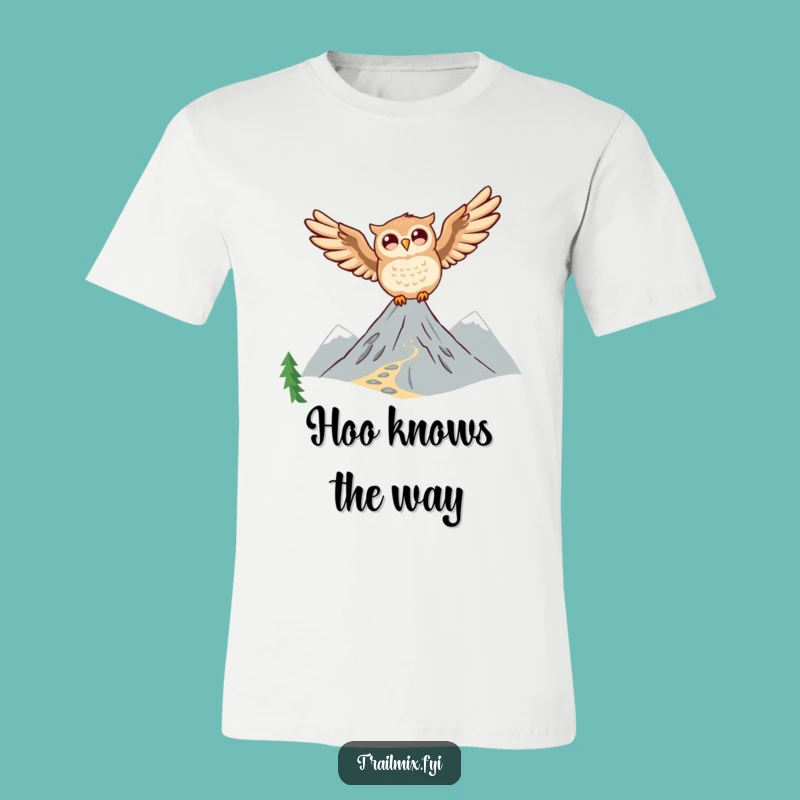 Funny Owl Soaring T-Shirt - Joyful Adventure Apparel & Nature Gift