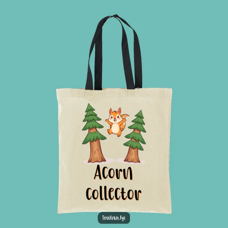 Funny Squirrel Leaping Tote Bag: A Hilarious Woodland Carry-All Gift