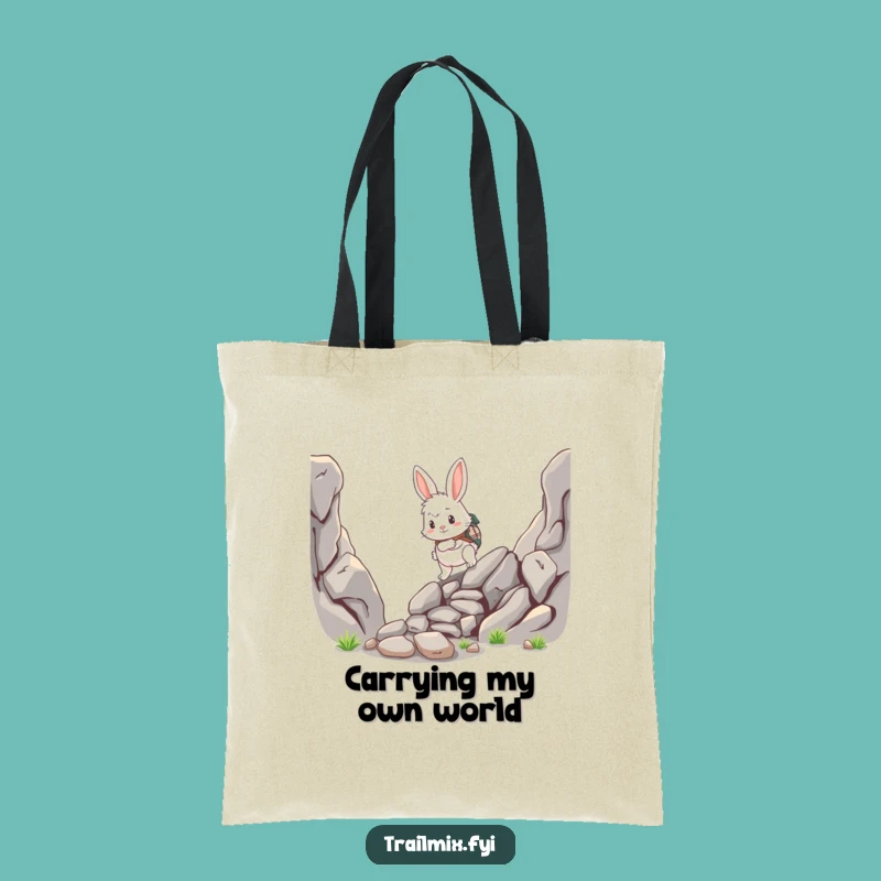 Funny Rabbit Adventurer Tote Bag - Carry Your Gear with this Hero